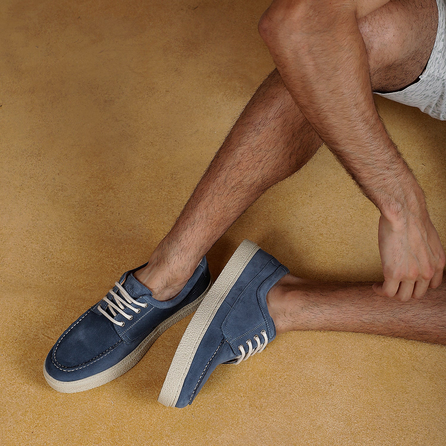 Men's Rafferty Suede Leather Sneaker Shoes