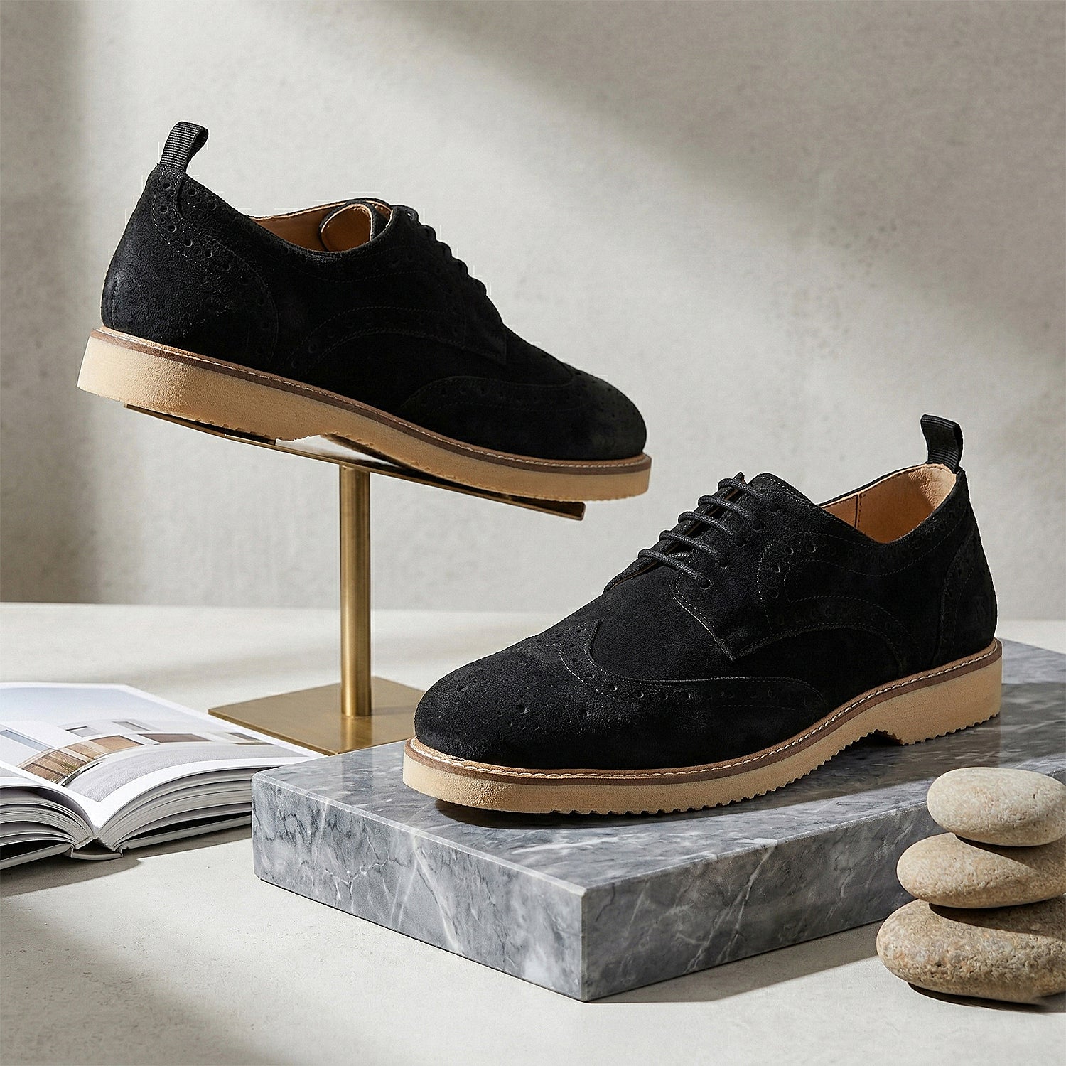Men's Lite Court Hybrid Oxford black shoes